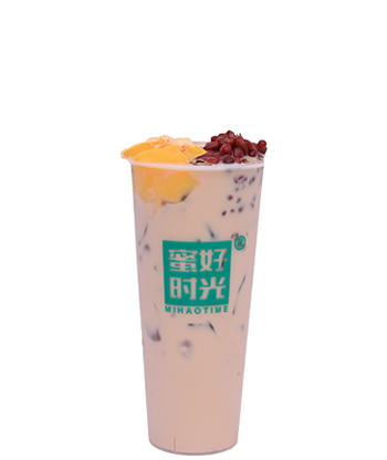 红豆布丁奶茶
